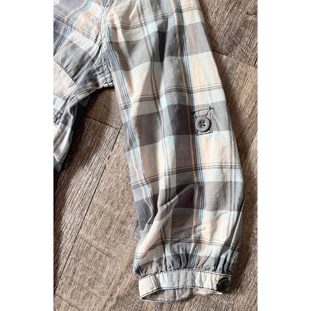 Lululemon Plaid Tunic Top with button sleeves Size S - Picture 2 of 7